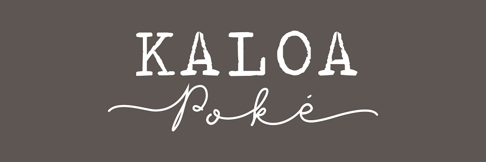 Schriftzug KALOA Poké